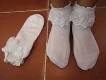 Moda de verano chico s calcetines bebé niña de calcetín lindo bebé con volantes de Toddle de diseñador blanco de encaje de color rosa chico calcetines de algodón para niñas