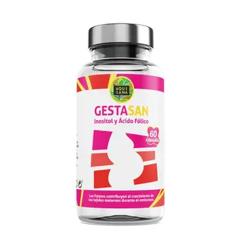 

Inositol and folic acid | Vitamin B9 | Improves fertility | Healthy skin | 60 achisan capsules