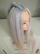 Miss Rola-extensiones de cabello sintético para mujer extensiones de cabello sintético liso de 24 pulgadas, con trenzas Jumbo preestiradas de color rubio y rosa, venta al por mayor, pelo Kanekalon