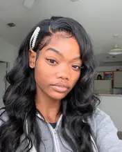 30 pulgadas de la onda del cuerpo de la peluca con malla Frontal Pre arrancado 13X4 peluca Frontal de encaje profundo onda suelta cabello humano 360 cabello peluca Frontal de encaje Bob brasileño