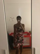 Vestido de primavera-verano fruncido sin mangas,