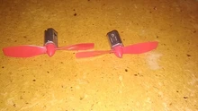 Micro Helicopter-Fan Airplane Propeller-Model CCW Dc Motor Black 17000RPM 3V with Red