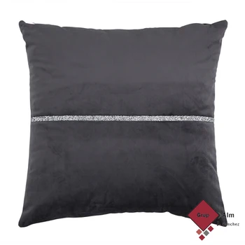 

Anti-Lo CAPRII anthracite zipper pad with no padding, velvet with glitter