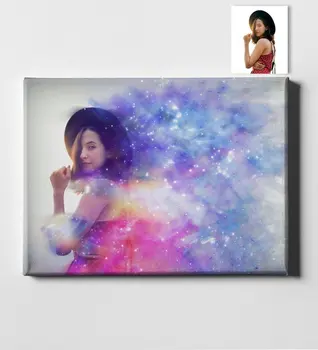 

Personalized Galaxy Design Canvas Print (50x70 cm.)
