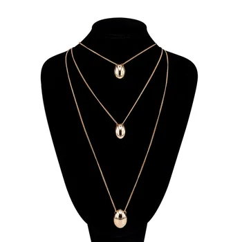 

Necklace jewelery chain (jewelery alloy, golden) 55580