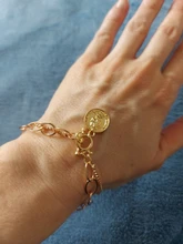 Pulseras de perlas de cuentas de oro multicapa para mujer, conjunto de pulseras de cadena con cuentas, brazaletes para mujer, joyería 2021