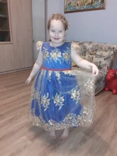 Vestido elegante de Año Nuevo para niñas, ropa de fiesta de princesa, de boda, infantil, cumpleaños