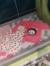 Conjunto de pijama de manga larga y sartenes para niños de 0 a 4 años, ropa de dormir de algodón con dibujos animados, 2 piezas