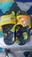 Zapatillas de dinosaurios y sandía para niños y niñas, zapatos de playa de verano, pantuflas suaves para interiores