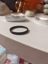 CACANA-anillos de acero inoxidable para parejas, oro rosa, antialergia, lisa, sencilla, Bisutería