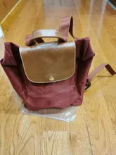 Mochila de nailon con correas ajustables, bolso para mujer