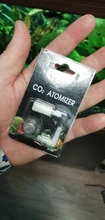 Difusor de CO2 para tanque de peces, atomizador Simple de dióxido de carbono para acuario, disuelto, tamaño Mini, con cuerpo de cerámica, D07 20