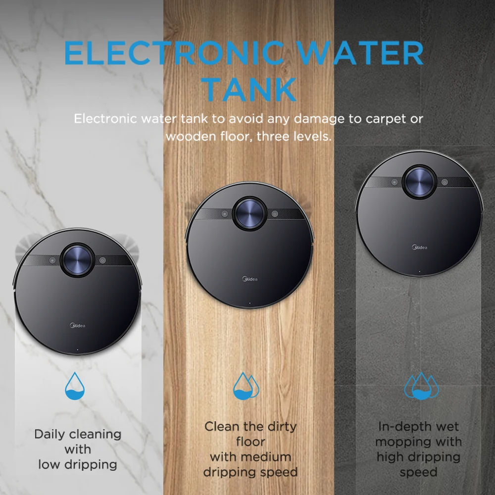 Midea M7 Robot Vacuum Cleaner Mop Water Tank Econtrol Lds Navigation