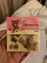 De PVC lindo Mohamm oso Rilakkuma diario japonés lindo viaje decorativo adhesivo pegatinas para álbum Scrapbooking papelería