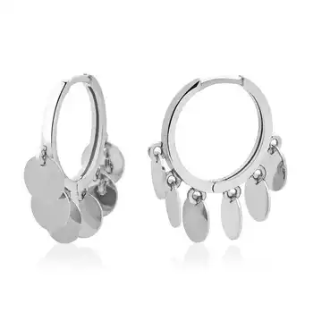 

Merve Silver silver Sequin Shakira Ring Earrings