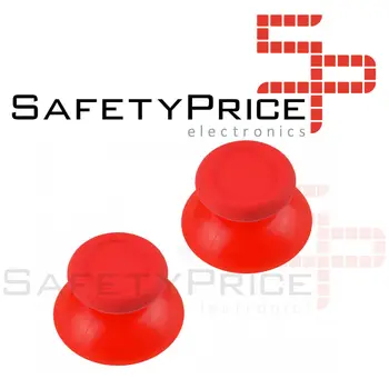 

2x JOYSTICK PS4 PLAYSTATION 4 analog knob THUMB STICK buttons R3 L3 Red