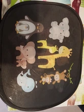 2 uds bebé ventana sombra diseño coche sombra Anime coche ventana tonos para atrás y de lado del coche ventana escudo de calor proteger