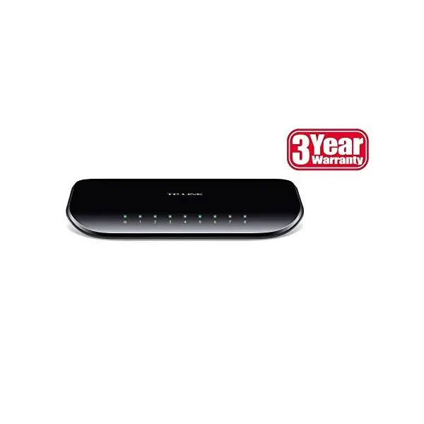 Настольный переключатель TP-LINK TL-SG1008D 8P гигабитный пластик