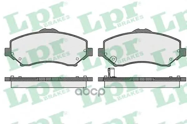 Колодки Тормозные Chrysler Voyager/Dodge Journey/Nitro/Wrangler 07- Передние Lpr 05p1548 Lpr арт. 05P1548