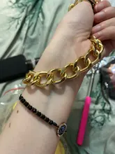 Modyle-collares de Color dorado estilo Punk Vintage, cadena gruesa, collares y colgantes, joyería para mujer, venta al por mayor