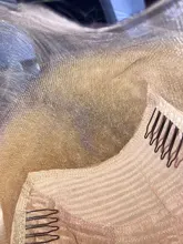 Recto 613 rubia Color degradado 13x4 transparente Peluca de encaje de cabello humano sin costuras nudos blanqueados 4x4 Closure13x6 peluca Frontal de encaje