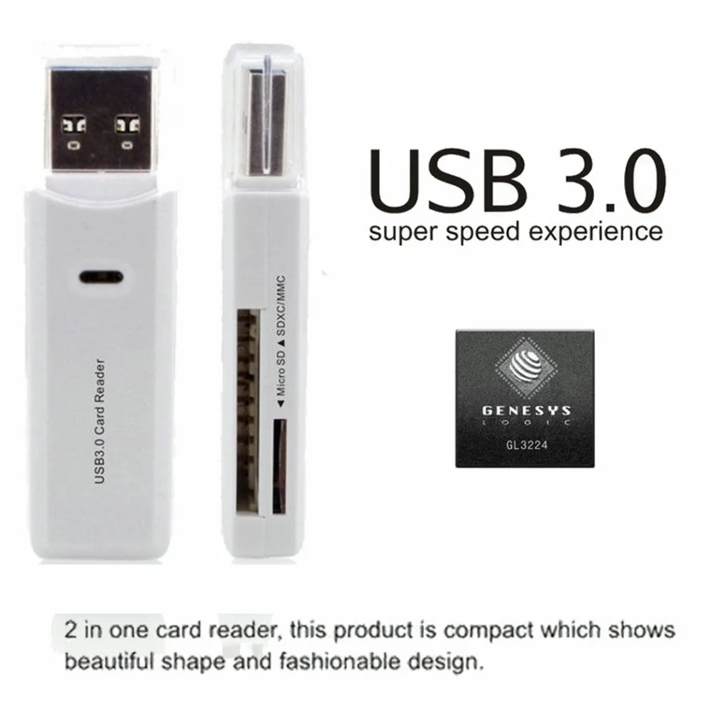 USB 3,0 мульти умный считыватель карт памяти OTG адаптер мини кардридер для Micro SD/TF/SDXC/MMC Microsd ПК компьютер Ноутбук
