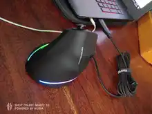 ZELOTES-ratón Vertical para juegos, periférico programable con 11 botones, cable USB, RGB, óptico, remoto, ergonómico, para PUBG LOL