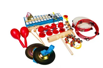 

Set of musical instruments percussion 17C
