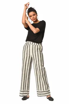 

Linen Striped Waist Trousers