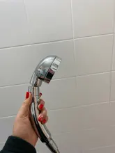 Shower-Head Adjustable Water-Pressure Rotating Degrees 360 with Stop-Button 3-Mode