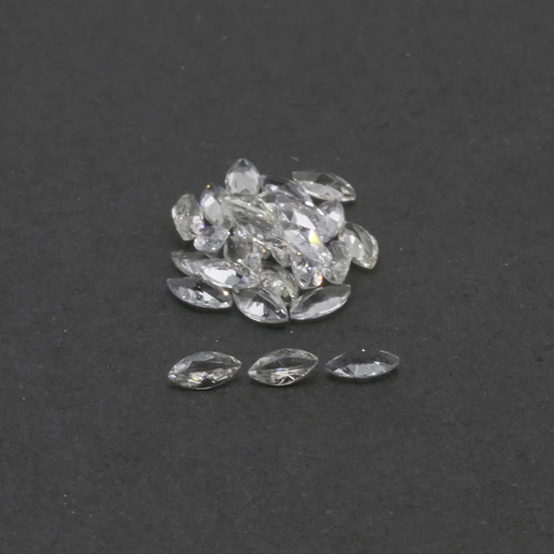 

Sri Lanka High Quality Natural White Sapphire Marquise Cut 1.5x3mm Jewelry Nade Inlay Manufaturer