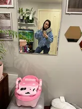 Short Coat Denim Jacket Elexs Korean Big-Fur-Collar Velvet Female Thick Student Winter