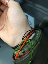 Bead Bracelet Charm Wax-Thread Lucky-Rope Tibetan Handmade Adjustable Knots Men