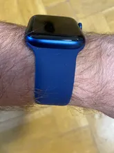 Correa de silicona para Apple Watch, correa elástica de 44mm, 40mm, 38mm, 42mm, Serie 6, 5, 4, 3, SE, 42