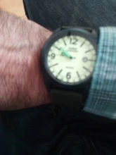 Relojes de pulsera luminosos para hombre, de cuarzo, con esfera de aleación informal, deportivos, resistentes al agua, con correa de nailon, Masculino