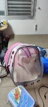Bolsa de viaje portátil para gatos y perros, cápsula espacial transpirable de alta calidad, portador transparente desechable, mochila para mascotas