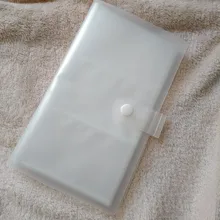 1pc 120 ranuras portadores de identificación PP mate tarjeta libro tarjetas de gran capacidad Clip billete colección de las existencias