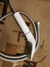 Cabezal de ducha de lluvia a presión de alta calidad, boquilla de pulverización de filtro de ahorro de agua, ahorro de agua de alta presión, color blanco