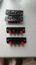Terminal de conector de posiciones de plástico, 2 uds., conector Push-In, muelle de carga, terminales de altavoz de Audio, Clips para Breadboard