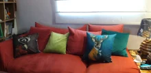Cushion-Cover Throw-Pillow-Case Decorative Posters-Style Animal-Wearing Giraffe Nordic-Art