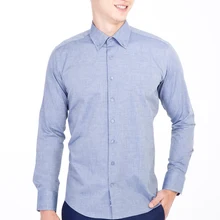 Kigili мужские рубашки с длинным рукавом, одноцветная оксфордская рубашка, Высококачественная Мужская Повседневная приталенная рубашка на пуговицах