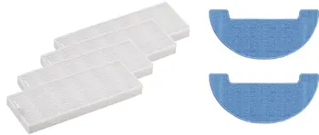 

Pack SAREBA PACKRB-SRB4 4 filters HEPA and 2 mops microfiber models RB-SRB610X