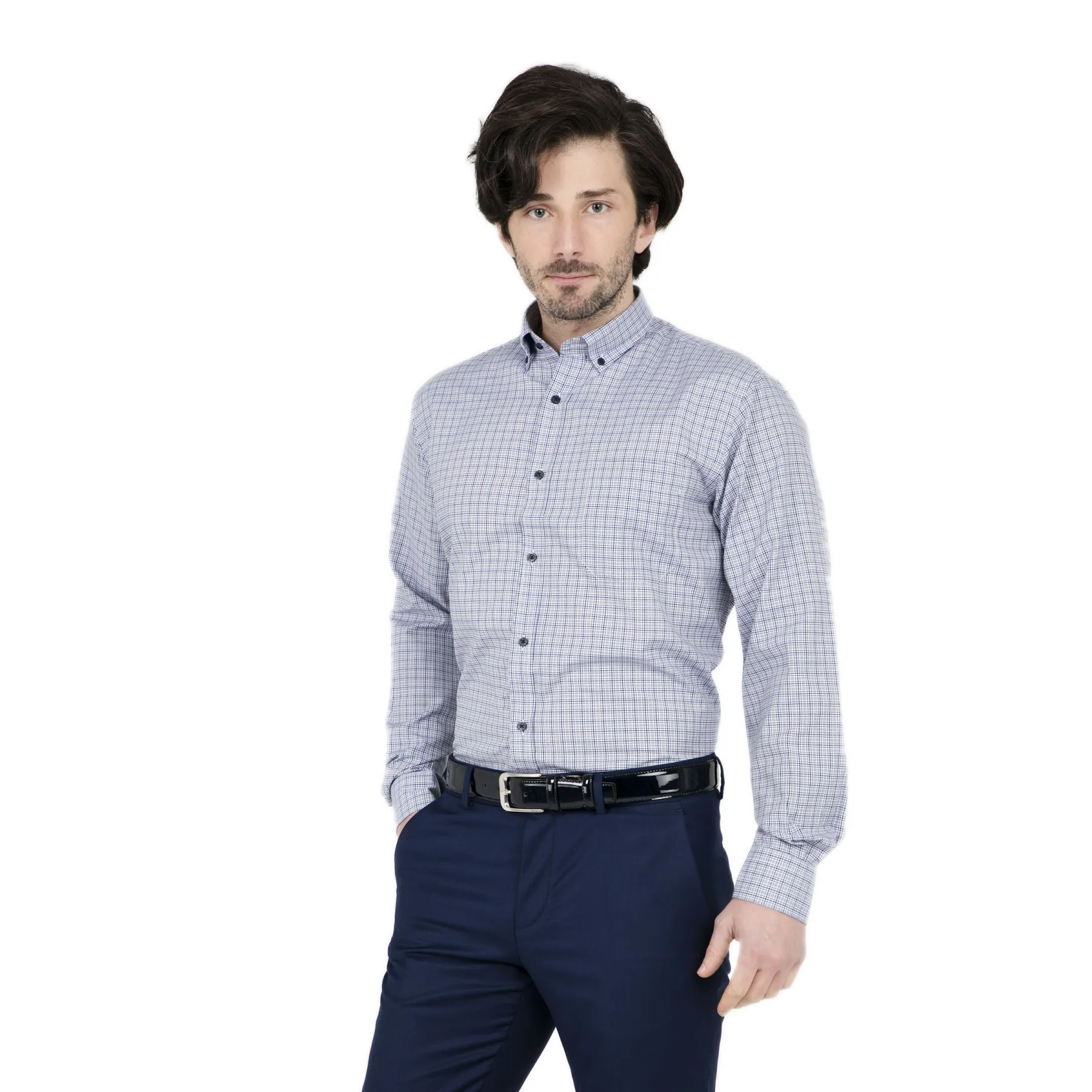 ABBATE Мужская рубашка с длинным рукавом 1GM91UK1265R 508