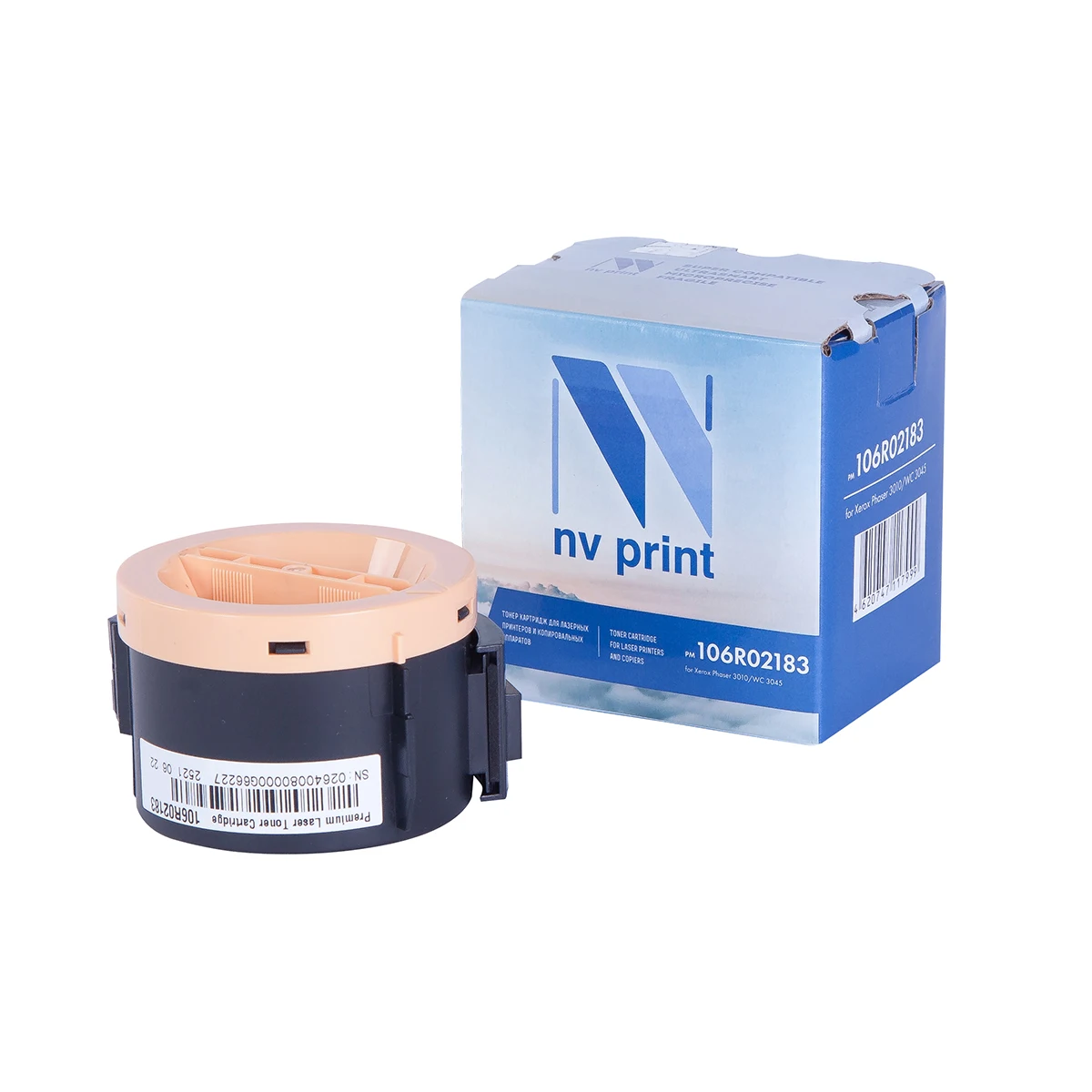 Картридж NV Print совместимый 106R02183 для Xerox Phaser 3010/WorkCentre 3040/3045 2300к | Компьютеры и офис