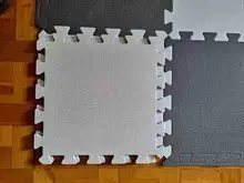 Puzzle-Mats Jigsaw-Mats Protective-Floor-Tiles Kids EVA Bedroom Baby Color 1cm for 9pcs/Lot