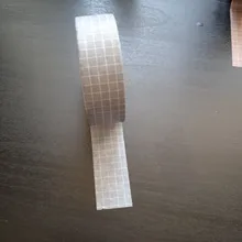 Cinta adhesiva de rejilla en blanco y negro de 10M Papel japonés Planificador de bricolaje Cintas adhesivas Pegatinas Cintas de papelería decorativas