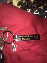 Key-Chain Charm Couple Letter Funny Thanks Boyfriend Girlfriend Love Gift All-The-Orgasms