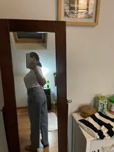 Slouchy Jeans Pencil-Pants Genayooa High-Waist Denim Streetwear Vintage Cotton Summer