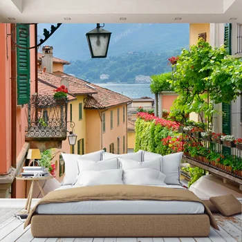 

3D wall mural wallpaper Greece, custom wallpaper, for Hall, kitchen, bedroom, children's, wall mural expanding space