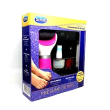 Scholl алмазные кристаллы бархат гладкая электронная пилка для ног с 2 бесплатными Astor R лаки для ногтей